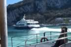 Boat trip arriving at Capri, Italy (78kb)